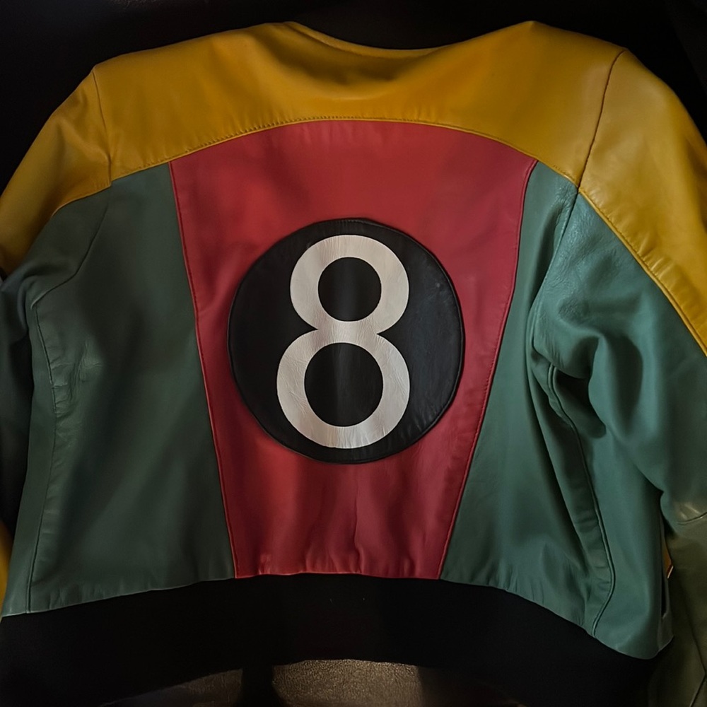 8 ball leather jacket